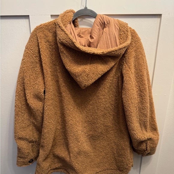 Sanctuary Men's Brown Sherpa Jacket - Picture 2 of 3